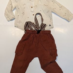 Zara outfit bits pants & shirt